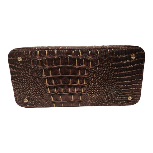 nwt BRAHMIN Duxbury Satchel Sunset Melbourne with detachable crossbody strap - Picture 7 of 16